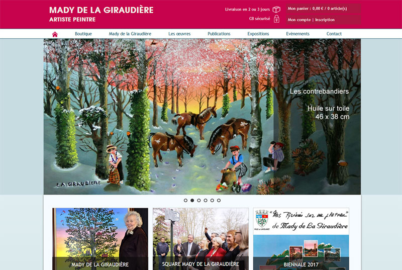 Site de la peintre Mady de la Giraudière